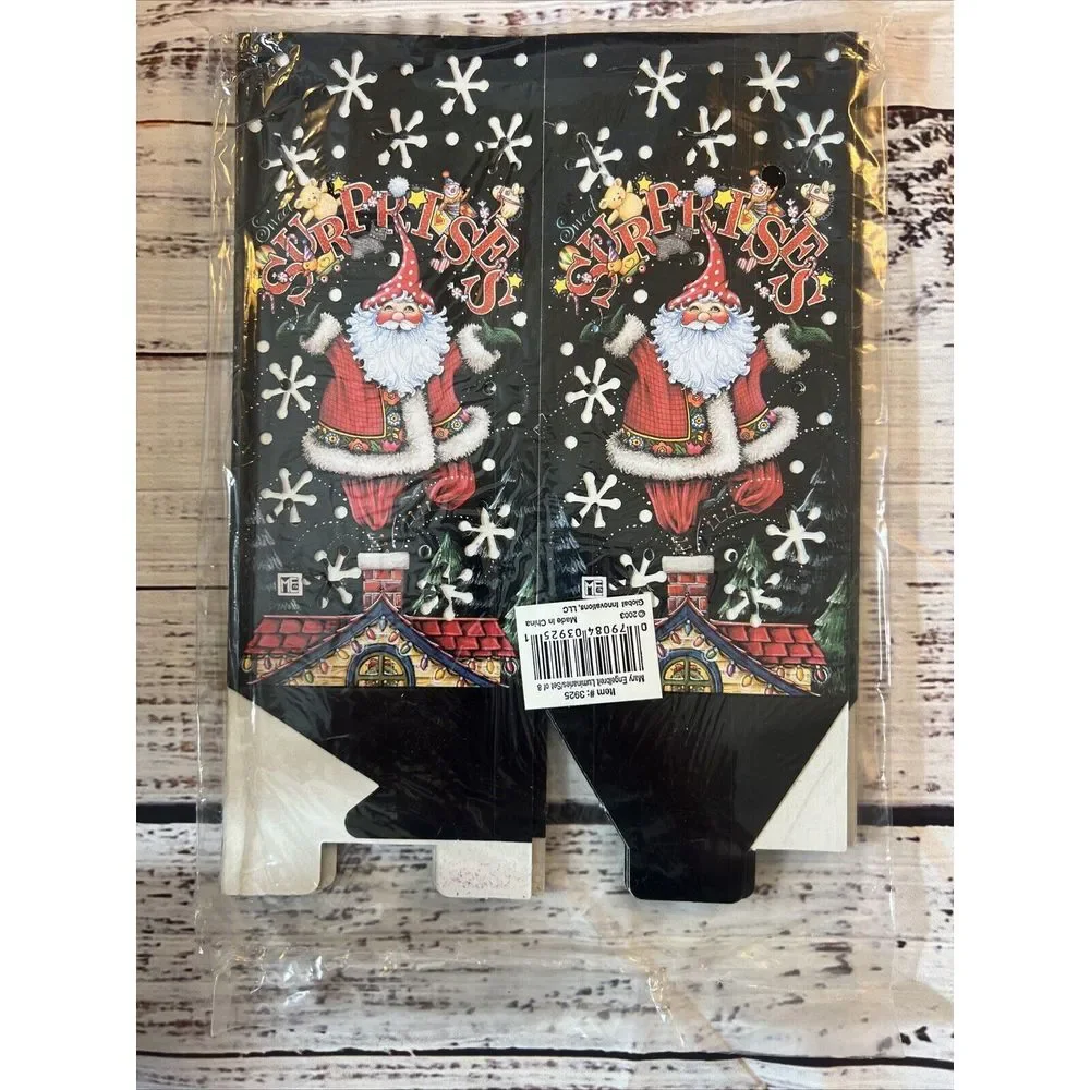 Mary Engelbright Paper Luminaries Set Of 8‎ Santa Sweet Surprises